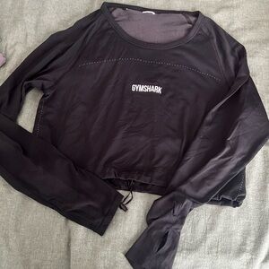 Gymshark Women's Black Crop Top